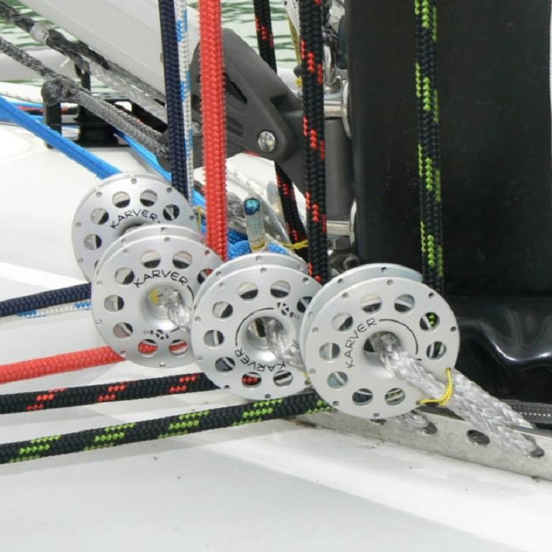 All-inclusive Acyclic Bearing Roulement à billes 0,3 tonne chargeant la roue de levage de rouleau simple de poulie de pivot de bloc de poulie pour le câble métallique 