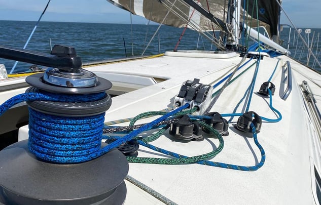 Premium ropes on winch